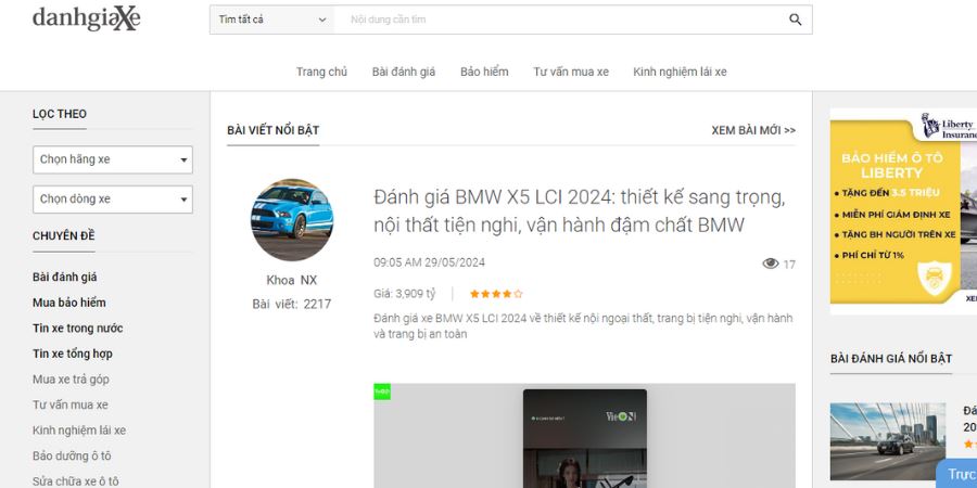 danh gia xe o to de chuyen sau phan tich tu nguoi trong nganh 694cc5135325b